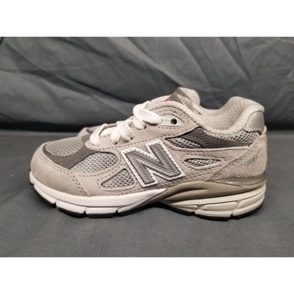 New Balance Kids 990 Sneakers PC990GY3 Suede Grey Silver Size 1.5 NEW NO BOX! - Picture 4 of 7